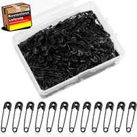 Kleine Sicherheitsnadeln Set 350 Teile FüR NäHen Basteln Schmuck Schwarz