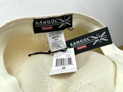 Kangol x Supreme tropic ventair logo 504 cap cream supreme logo
