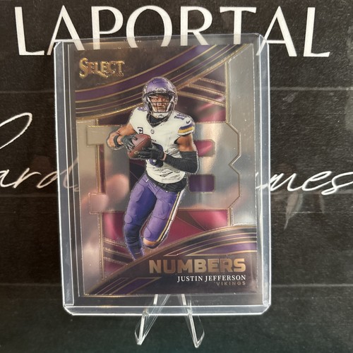 2023 Panini Select - Select Numbers Justin Jefferson #NMB-JJE - Picture 1 of 2
