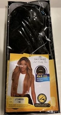Extra Long 4X4 Lace Frontal Wig -Hand Tied Lace- Heat Friendly Fiber-New In Pack