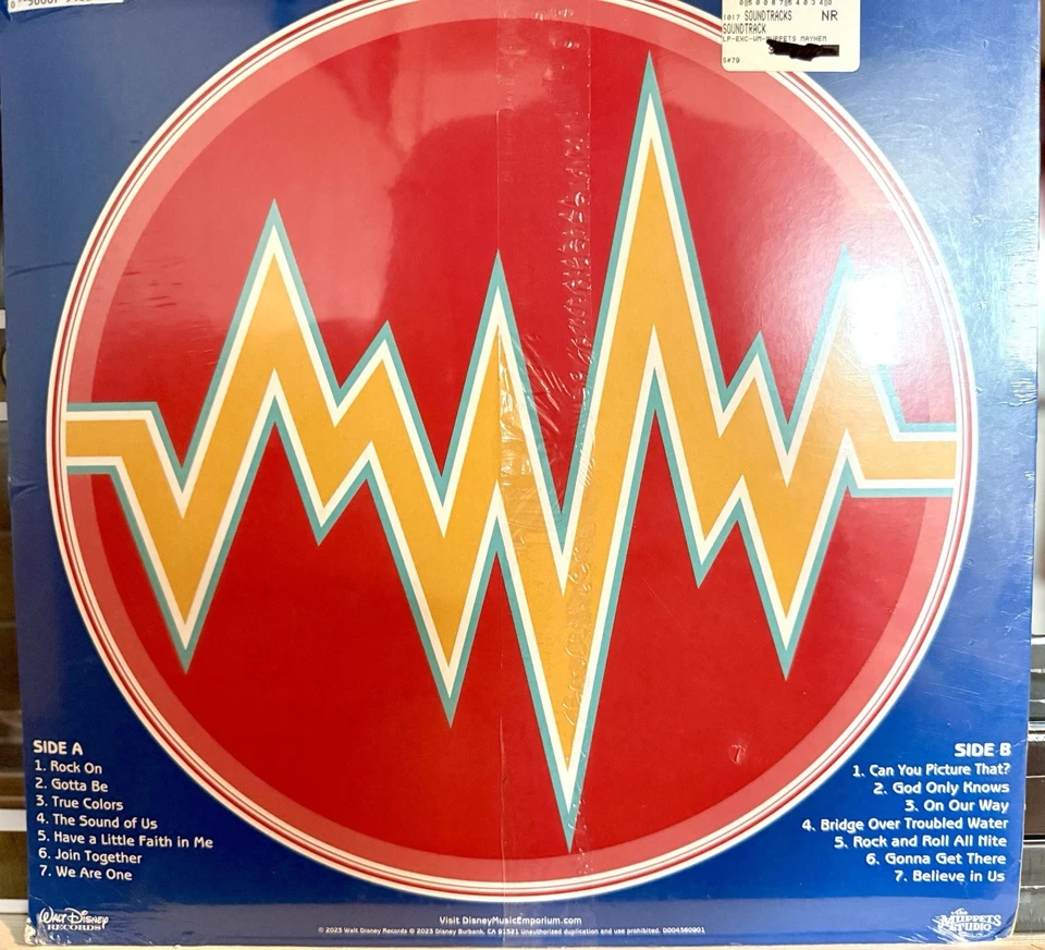 THE MUPPETS Electric Mayhem Vinyl LP PICTURE DISC Walmart Ex LIMITED Ed NEW - Image 4 of 4