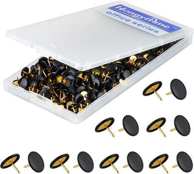 400 PCS Push Pins, Thumb Tacks, Wall Tacks - Flat Push Pins, Thumbtacks Flat for