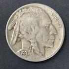1937 Philadelphia Mint Buffalo Nickel