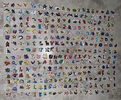 Pokemon Go 307 Sticker Bulk Bundle Decal Lot 2-3 Inch Each US Seller See Photos - 第 2/13 張圖片