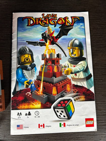 Lego Lava Dragon Board Game 3838 Building 100% COMPLETE with Booklets NO BOX