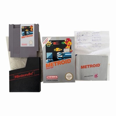 METROID - NINTENDO NES - EUROPA-VERSION - OVP + Anleitung - CIB