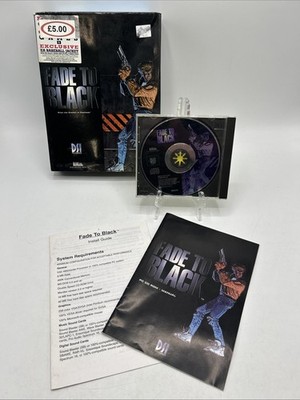 RAR* FADE TO BLACK 1995 PC BIG BOX DELPHINE EA STUDIOS