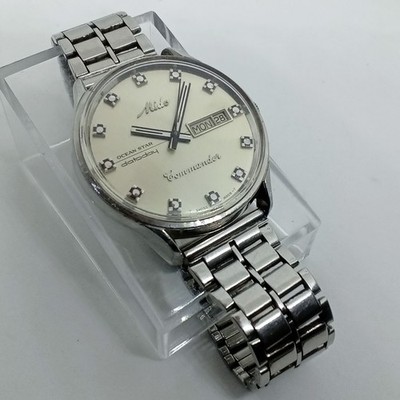 Vintage Mido Commander Ocean Star Day&date Mechanical 8225 Swiss Watch