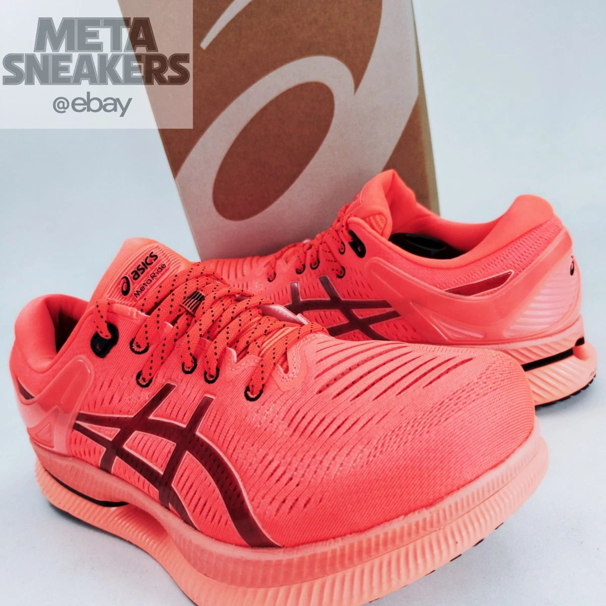 Asics‎ MetaRide Running Shoes Mens 8.5 Orange Sunrise Red Performance Athletics ASICS Metaride for Sale | Authenticity Guaranteed | eBay main image 4