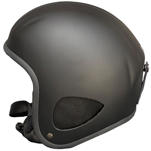 Casque jet Bores-Gensler SRM3 Slight noir mat casque moto cruiser chopper - Photo 2/27