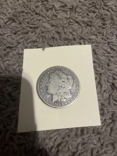 1885 Morgan Silver Dollar $1 Coin 0.9 Fine Silver Uncertified Collectible