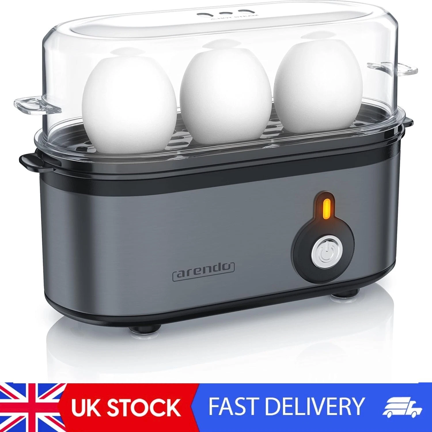 - Electric Egg Boiler, Automatic Cooker With Warming Function For 1 To 3 Perfect