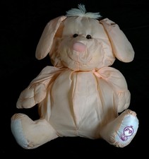 Vintage Stuffed Animal Fisher Price Puffalumps Puppy Dog Plush 1980s TT1 