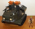 Vintage 1988 GI JOE Warthog Vehicle AIFV  with Sgt Slaughter - VGC See Details