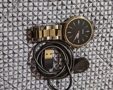 Fossil The Carlyle HR Gen 5 44mm Case Men's Bracelet/Link Band Smart Watch -...