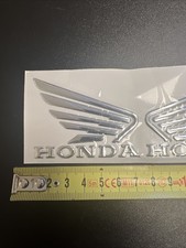 ADESIVO DECALCOMANIA LOGO HONDA CN250 SPAZIO Ala X Destra E Sinistra In Rilievo