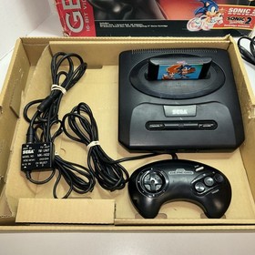 SEGA GENESIS MODEL 2 CONSOLE IN BOX - PLEASE READ