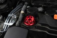HPS Performance Red Billet Aluminum Oil Cap for Honda B C D F H J K L R Series