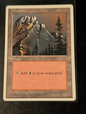 Gebirge Magic The Gathering Karte Deutsch Mountain 1995
