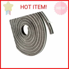 Jetec Self Adhesive Pile Weather Stripping 3/8 Inch x 3/8 Inch Fuzzy Door Weathe