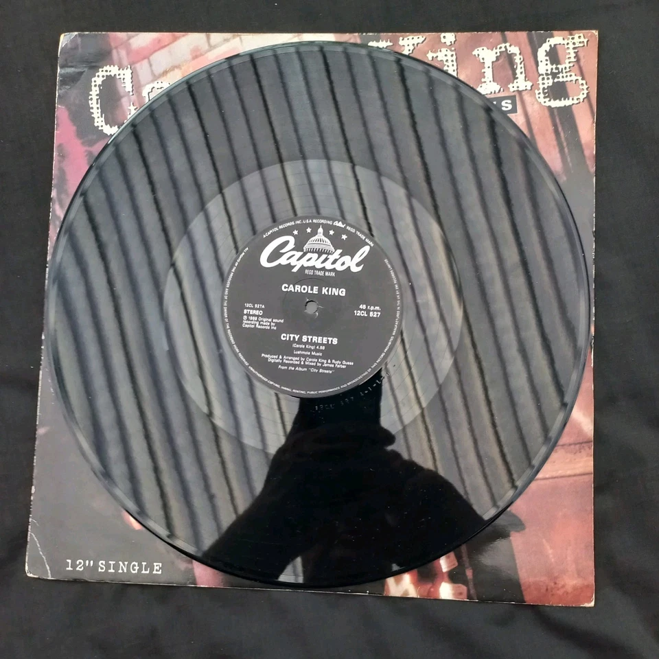 CAROLE KING -CITY STREETS -12" 3 TRACKS 12CL 527 Near Mint Vinyl  - Image 3 of 4