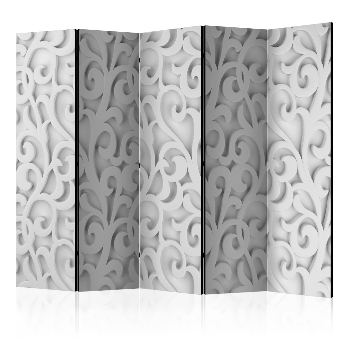 Paravent 5 volets pour séparer une chambre ou un salon moderne