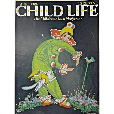 June 1926 CHILD LIFE - Full-Color Magazine (Cover Only) - Artist Hazel Frazee