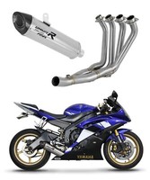Yzf R6 2006 - 2016 Komplette Auspuffanlage SchalldäMpfer HP8 Dominator