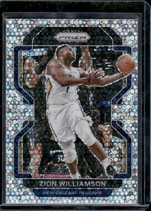 Zion Williamson 2021-22 Prizm Fast Break Silver Prizm #108 New Orleans Pelicans
