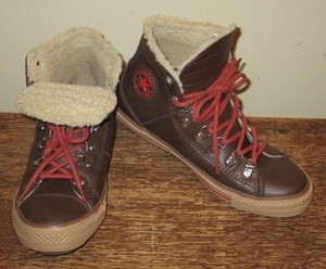 gold leather converse high tops