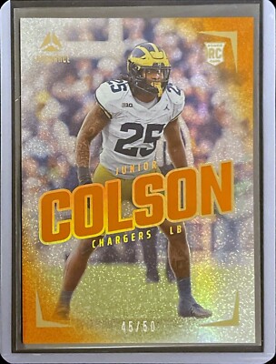 Junior Colson - 2024 Panini Luminance Football - Gold - Numbered /50