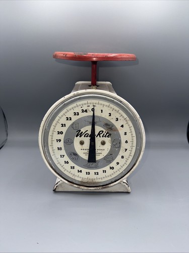 Vintage Way Rite Küchenwaage - 25 Pfund Küche Bauernhaus Deko