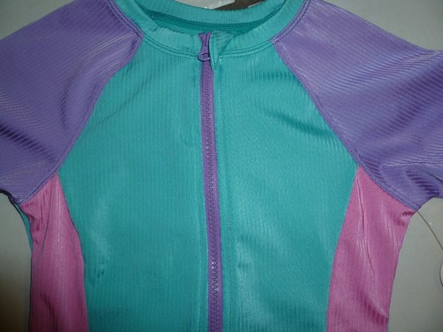 WONDERNATION 3 COLOR GIRLS SWIMSUIT 7/8 NWT - Picture 2 of 2