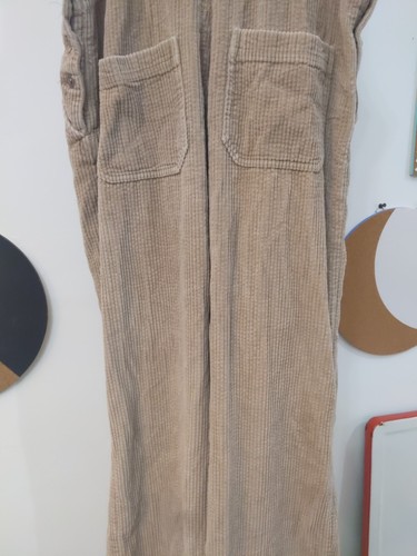 Real Comforts Tan/Beige Overalls Sz 6 - Picture 8 of 11