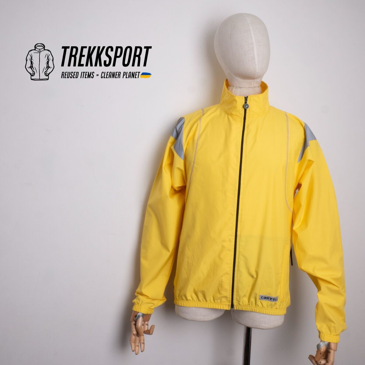 美品　CASTELLI WINDSTOPPER サイクルジャケット CASTELLI】カステリの洗練されたGORE-TEX使用の万能ジャケット