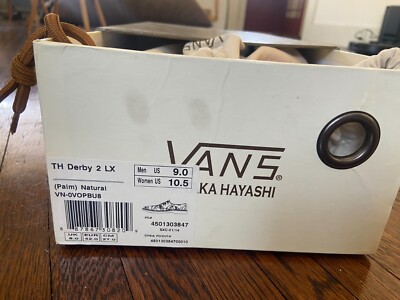 Men’s size 9 Vans x Taka Hayashi TH Derby 2 LX shoes, palm, natural Buy Vans Taka Hayashi x Derby 2 LX  main image 3