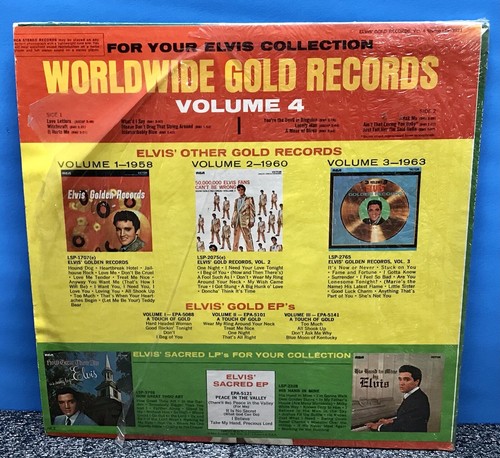 ELVIS GOLD RECORDS VOLUMEN 4, VICTOR LSP-3921 ESTÉREO, EN MUY BUEN ESTADO, 1968! - Imagen 7 de 21
