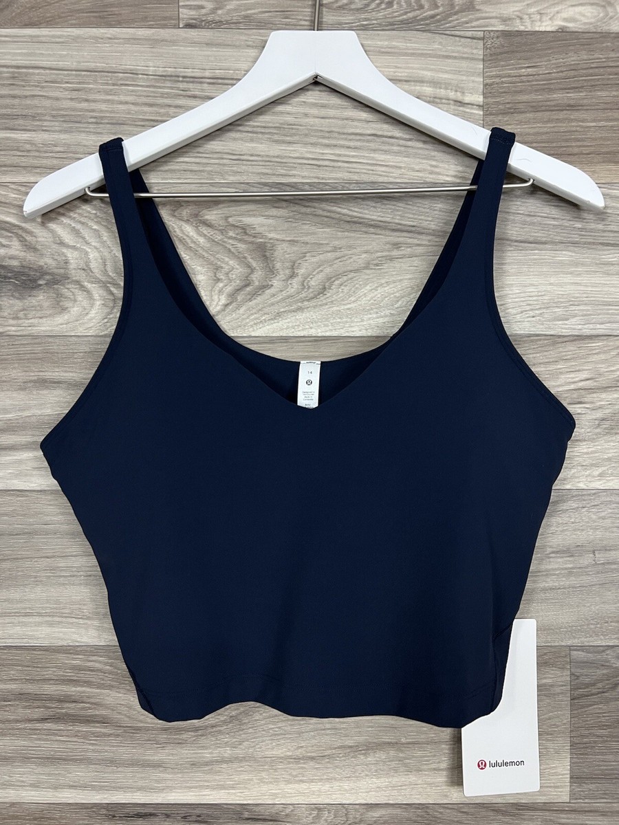 Lululemon Align Tank *Nulu Size 14 A/B cup True Navy TRNV 29472 | eBay