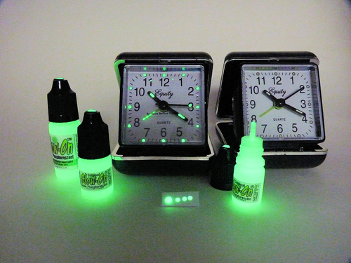 Glow-On AQUA For Gun Sights, Fishing Lures W/Tip Applicator 3 ml vial - Picture 8 of 11