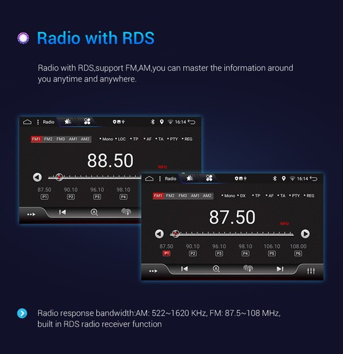 9'' Autoradio Für Ford Ranger 2011-2016 Android 14 GPS NAVI WIFI Carplay USB IPS - Bild 7 von 12