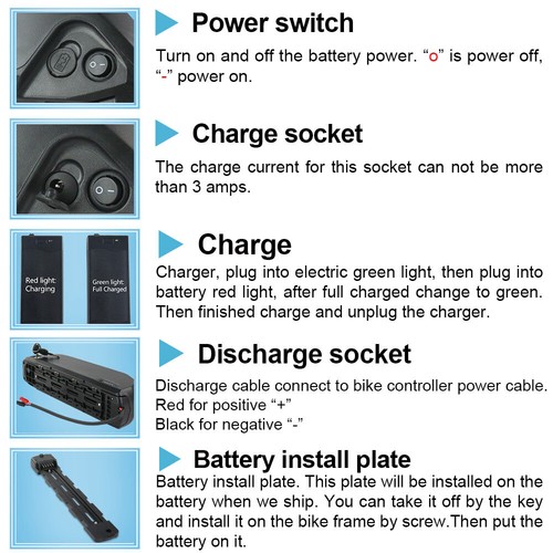 UPP Ebike Battery 48V 52V 60V 20Ah 25Ah Lithium Pack for 0~2000W Motor W/Charger - Picture 3 of 14
