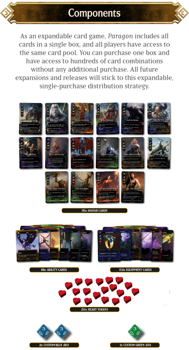 Paragon: Trials of the Chosen Expandable Card Game | eBay