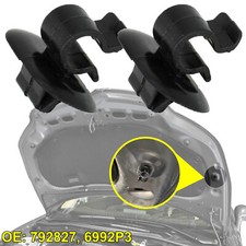 2x Motorhaubenstange Motorhaube Stütze Clips Für Citroen BerlingoC2 C3 C4 C5 AX~