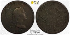 1793 Liberty Cap Large Cent 1c PCGS VF 25
