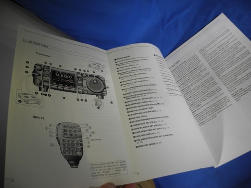 Manuel d'instructions émetteur-récepteur Icom IC-7000 HF/VHF/UHF (ORIGINAL, PAS UNE COPIE !) - Photo 2/8