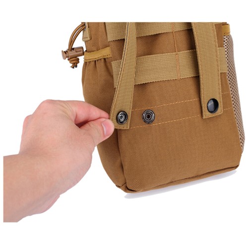 Bolsa de volteo táctica ajustable militar Molle cargador munición cinturón utilitario bolsa EDC - Imagen 18 de 30