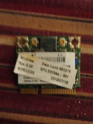 HP Broadcom 4322 BMC943224HMS 802.11 a/g/n Mini PCI-E WiFi Card SPS 582564-001 