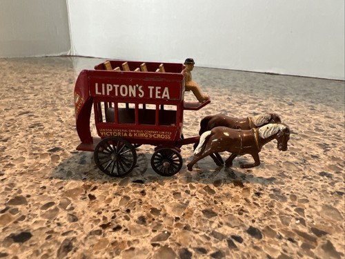 Lledo Chevron Polarine Greene King Lesney Lipton Horse Drawn Wagon England - Picture 7 of 17