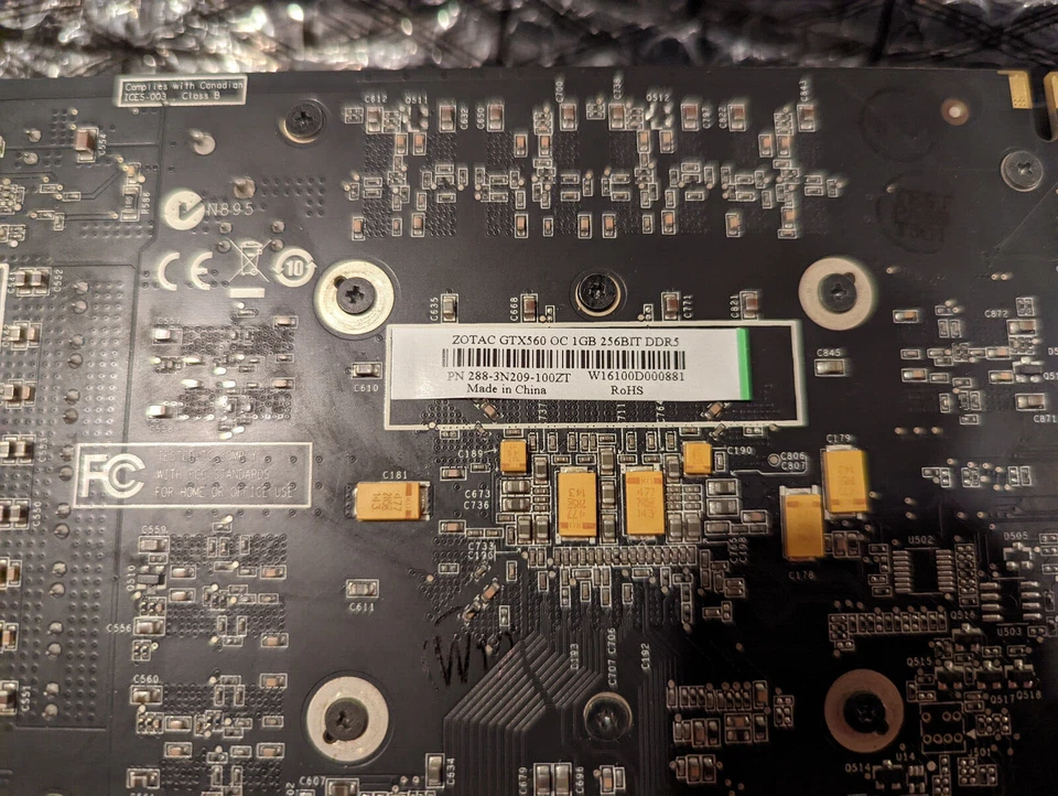 ZOTAC ZT-50703-10M GTX560 OC 1GB 256Bit DDR5 PCI 2x DVI HDMI Graphics Card - Image 4 of 4