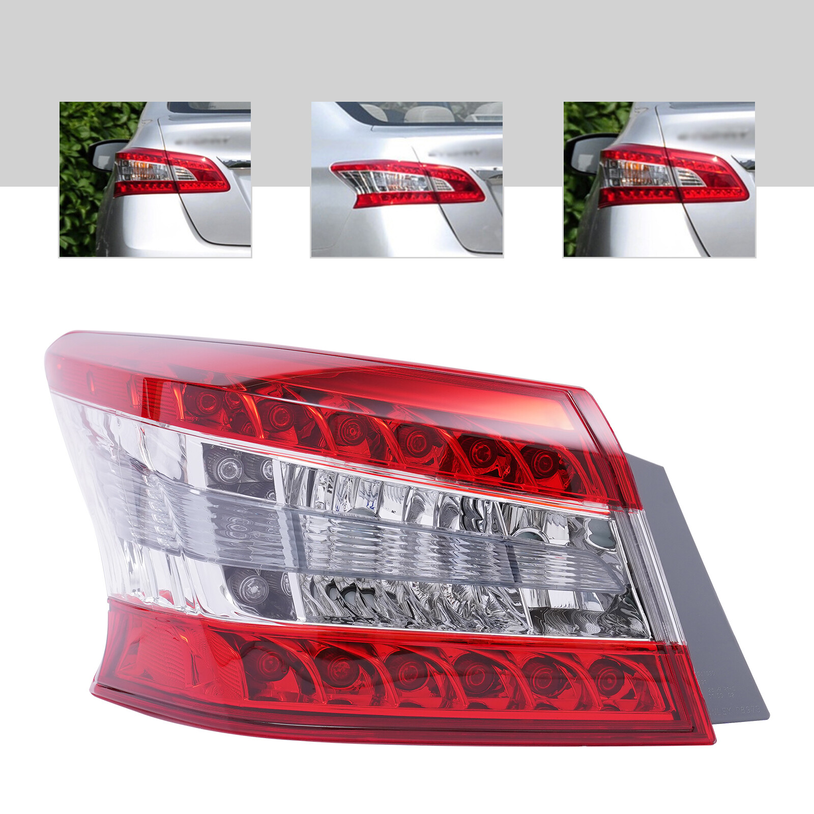 For 2013 2014 2015 Nissan Sentra Left Driver Side LED Tail Light Rear Brake Lamp